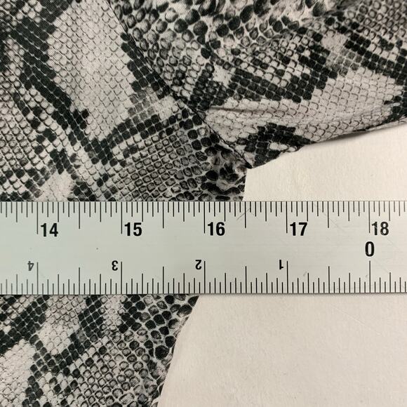 Zara S Premium Snake Python Print Long Midi Shirt Dress Blogger Fav - Picture 7 of 11